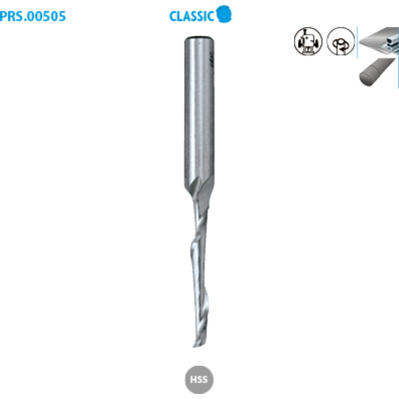 Leman - Mèche de précision pour alu - Diametre : 8 - Types : Standard - Longueur totale : 120 mm - Longueur utile : 14 mm - Queue : 8 - isocele