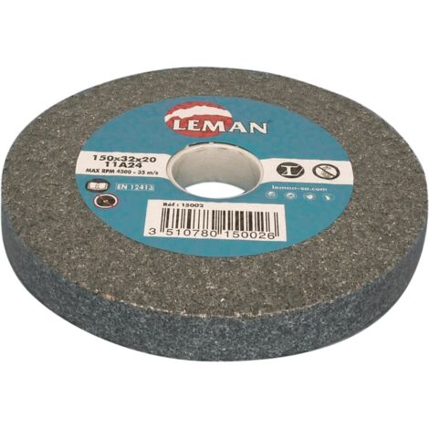 Leman - Meule touret vitrifiée corindon 200x25x32 Gr 60 - 22506
