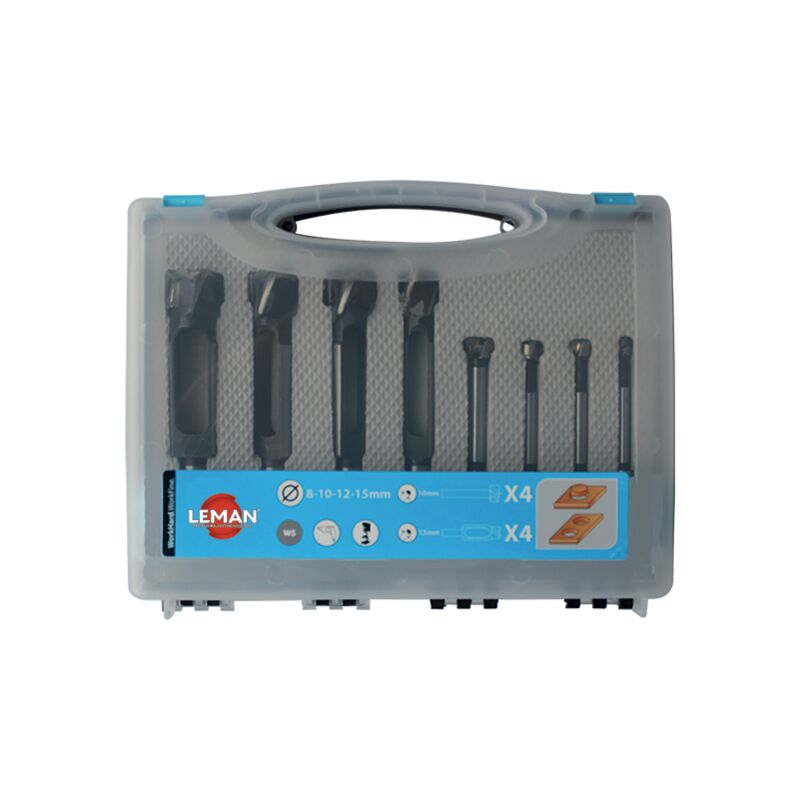 Image of Leman - Set mit 4 Stockbohrern ø 8 bis 15 mm - 210.500.08