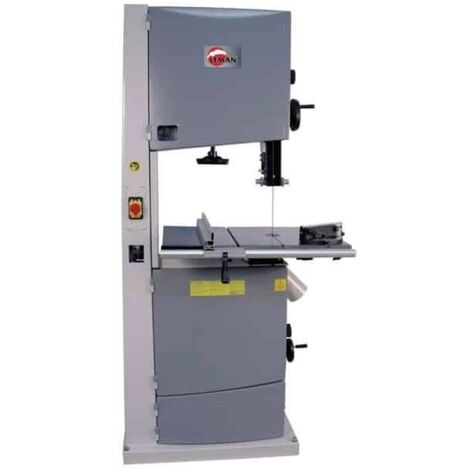 Leman – Scie à ruban 470 mm – Puissance 1900W – Hauteur de coupe 265 mm – Largeur de lame 6 à 40 mm – Vitesses 380/820 m/min – SRU470