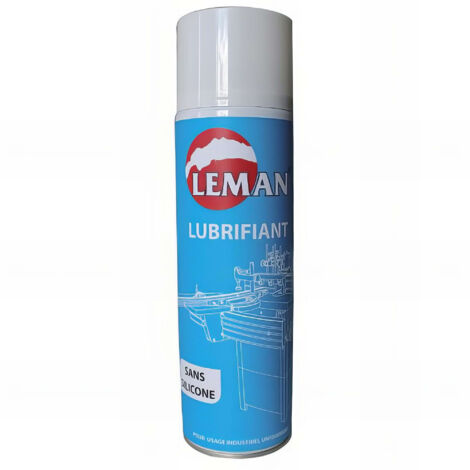 Leman – Spray lubrifiant professionnel 650 ml – Formulation sans silicone pour bois – Améliore le glissement – Résistance jusqu'à 100°C