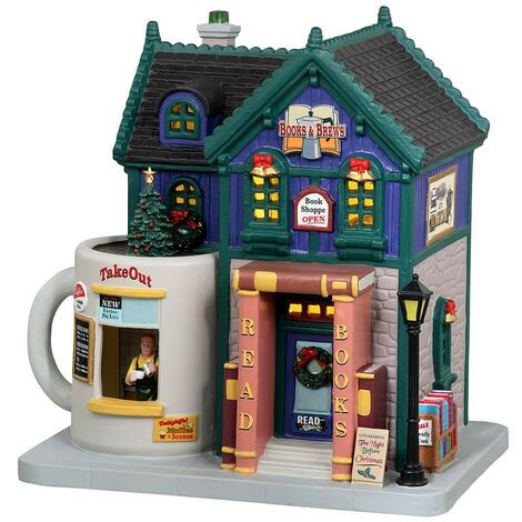 Lemax 35038 Books And Brews Café