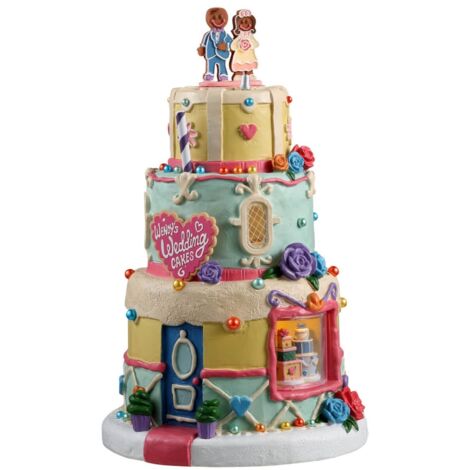 Lemax 35095 Wendy's Wedding Cakes - Edificio Illuminato - a Batteria
