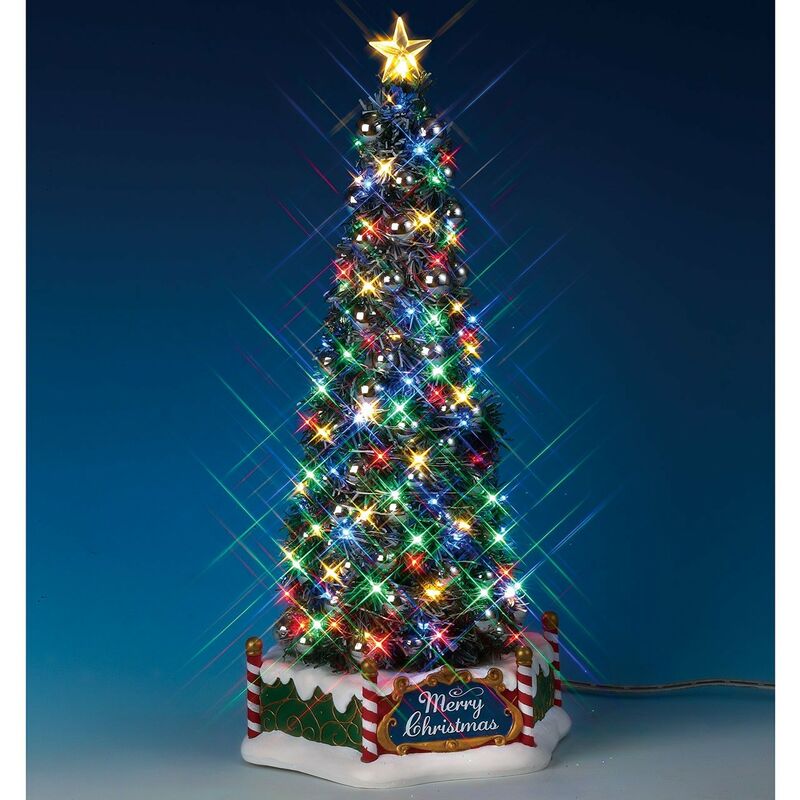 Foto Albero Di Natale Addobbato.Lemax Albero Di Natale Addobbato New Majestic Christmas Tree 84350