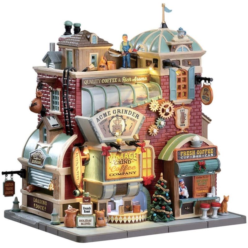 Entreprise de café moulu vintage