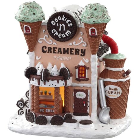 Lemax Cookies n' Cream Creamery con Adattatore 4.5V