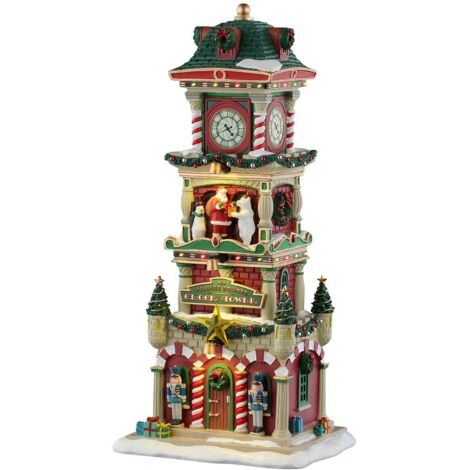 LEMAX Edificio Torre Orologio The Village Square Clock Tower