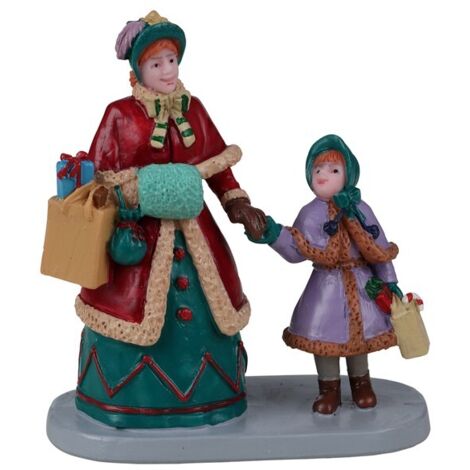 Lemax Holiday Shopping With Mum 22142 villaggio di natale
