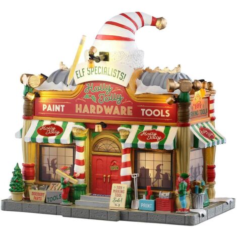 Lemax Holly Jolly Hardware 600x300x240