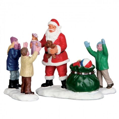 Lemax Incontro Con Babbo Natale Set 3 - It's Santa - LEMAX - 52318
