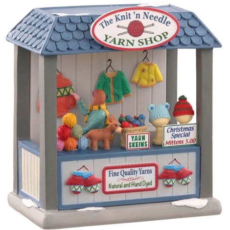 Lemax La tienda de hilos Knit 'N Needle