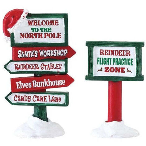 Lemax LEMAX - North Pole Signs Cod. 74325