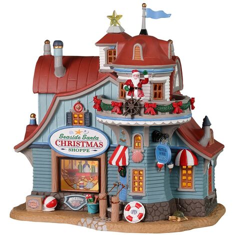Lemax LEMAX - Seaside Santa Xmas Shoppe Cod. 25909