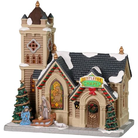Lemax Mistletoe Chapel 25917 villaggio di natale