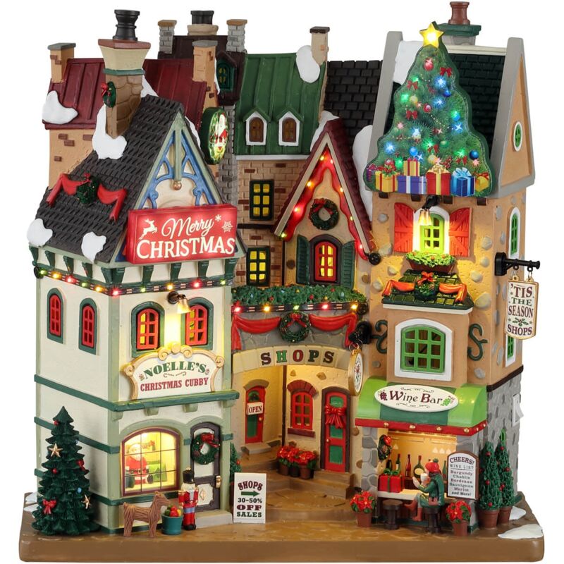 Tis The Season Shops b/o - Tis The Season Shop b/o (Rachat pour village de Noël - Lemax
