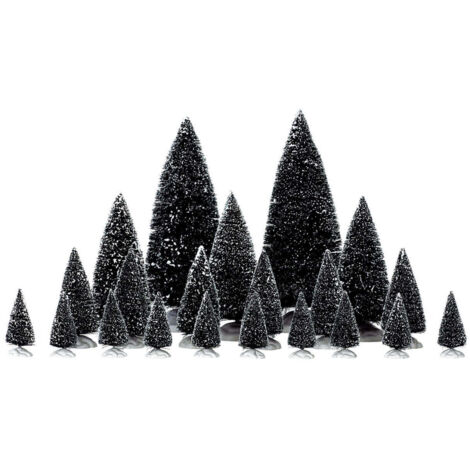 LEMAX PINI ASSORTITI 21PZ - ASSORTED PINE TREES COD 04768 VILLAGE PRESEPE