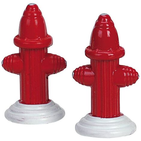 LEMAX- SOGGETTO IDRANTE ANTINCENDIO SET 2 - NATALE NATALIZIO 24986