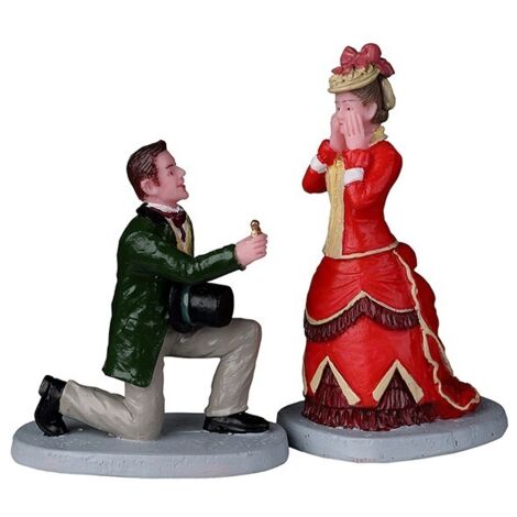 LEMAX- SOGGETTO PROPOSTA DI MATRIMONIO SET 2  - NATALE NATALIZIO 22141