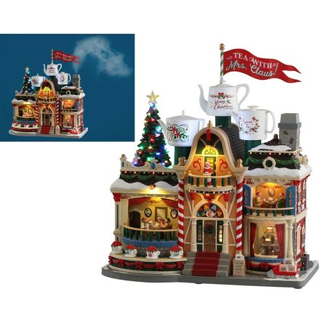 Lemax Tee mit Mrs. Claus 600x300x240