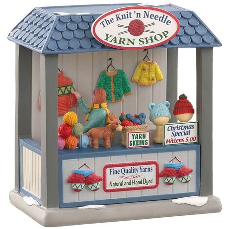 Lemax The Knit'N Needle Yarn Shop 04760 Villaggio Di Natale