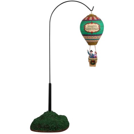 Lemax Victorian Hot Air Balloon - Palloncino Aerostatico Vittoriano Gioco invernale decorazione per villaggio Natale