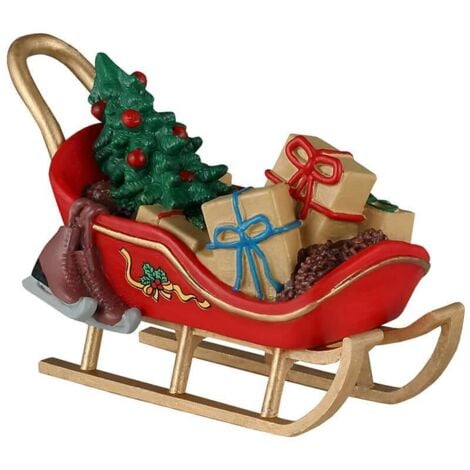 Lemax Vintage Weihnachtsdeko Schlitten mit Geschenken 473x730x380