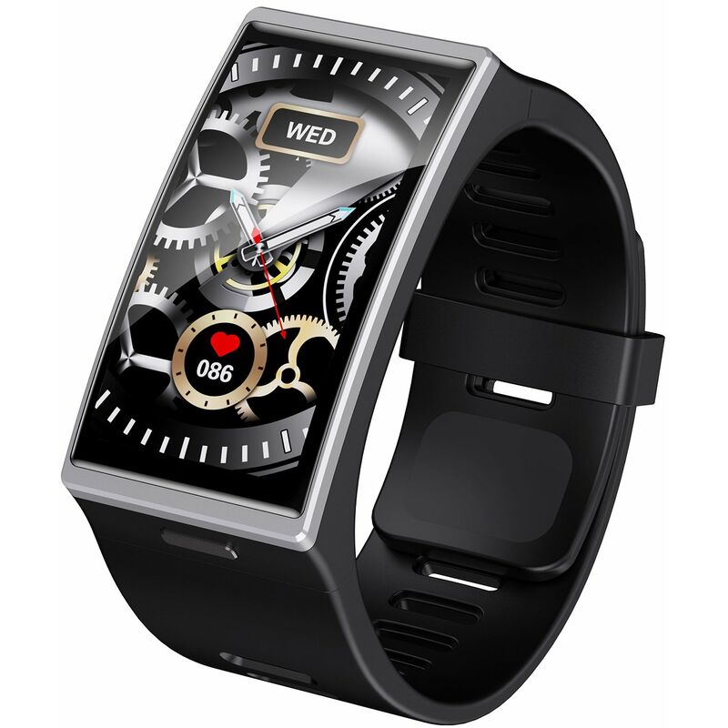 

DM12 Reloj deportivo con pulsera inteligente Pantalla tactil completa TFT de 1,91 pulgadas BT5.0 Rastreador de actividad fisica IP67 Monitor de sueno