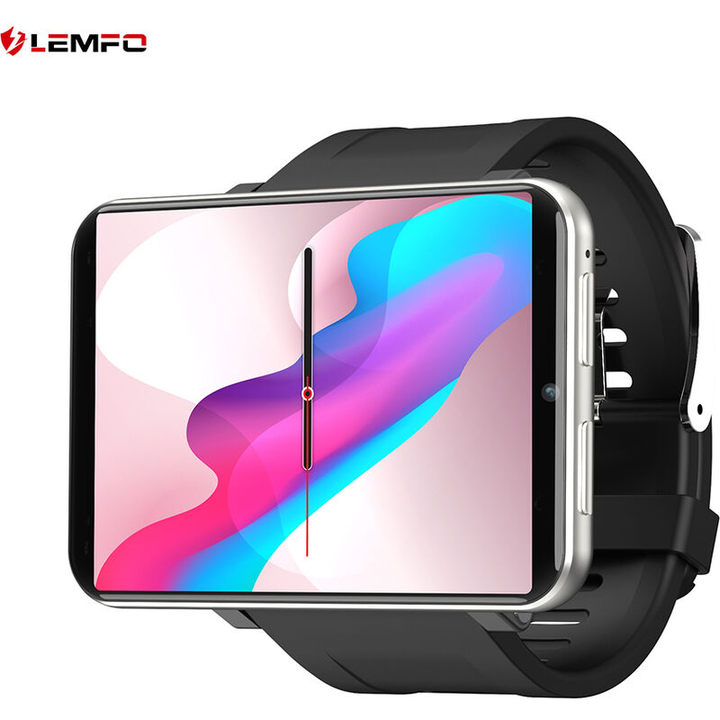 

LEMT 4G Juego Reloj inteligente 2.86 pulgadas Pantalla grande Android 7.1 LTE 4G Camara Sim GPS WIFI Frecuencia cardiaca Deportes Pulsera inteligente