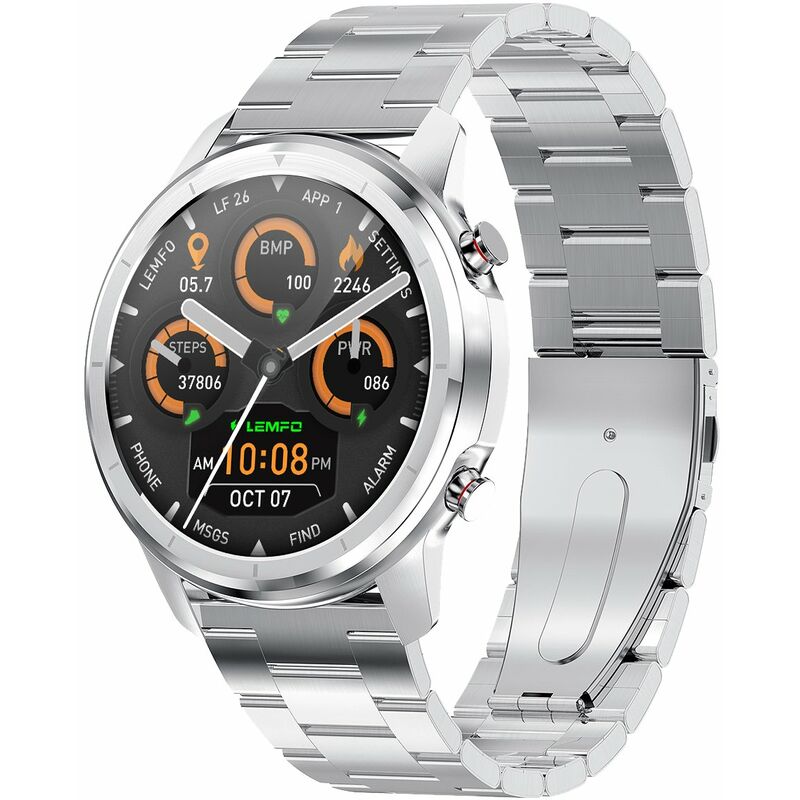 

LF26 Reloj inteligente Pulsera Deportes Pulsera inteligente de fitness Reloj multifuncional Reloj empresarial Pantalla a color IPS Full HD de 1,3