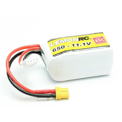 LemonRC Modellbau-Akkupack (LiPo) 11.1 V 650 mAh Zellen-Zahl: 3 35 C Softcase XT30