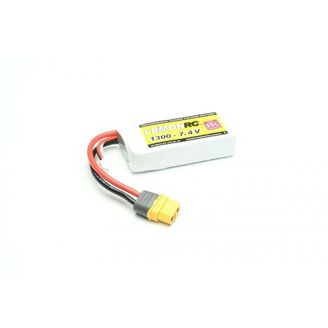 LemonRC Pack de batterie (LiPo) 7.4 V 1300 mAh Nombre de cellules: 2 35 C Softcase XT60 C880082