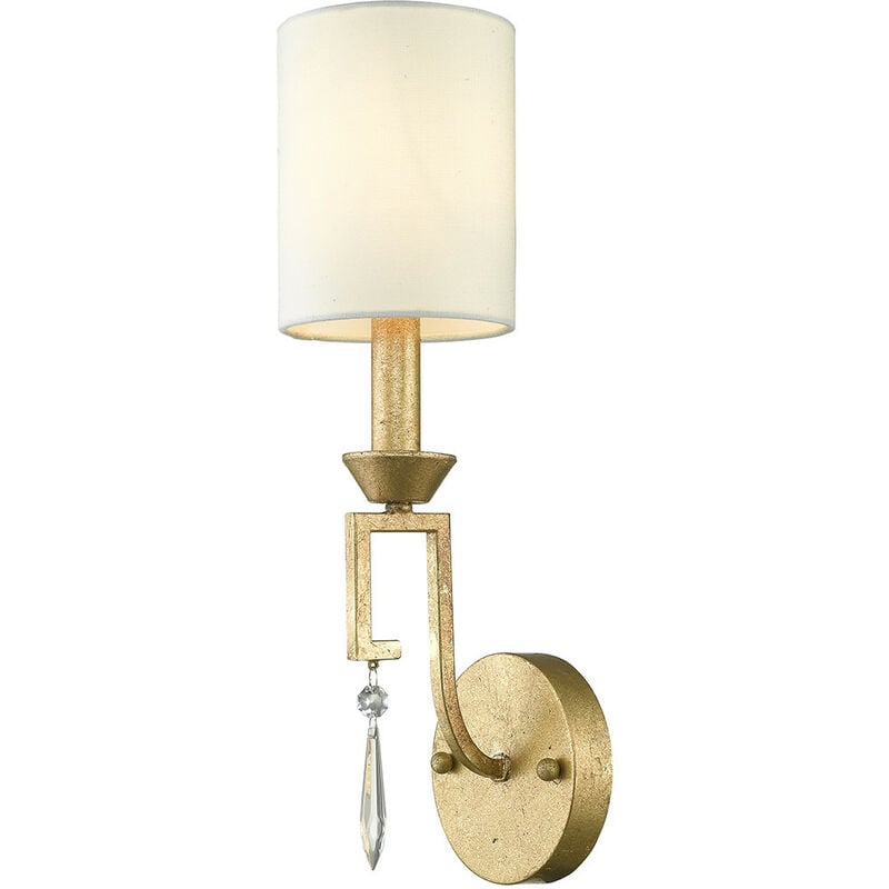 Lemuria - 1 Light Wall Light Gold, E14 - Elstead