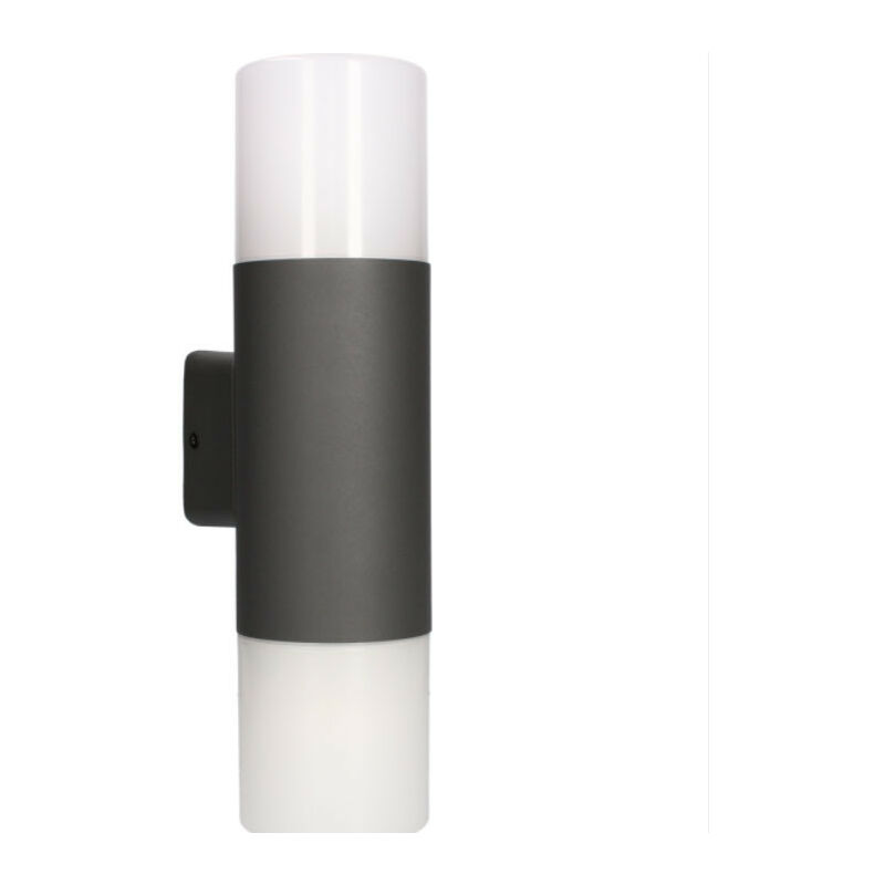 

Arev - LENA Aplique de pared doble haz exterior 2x E27 Gris Antracita