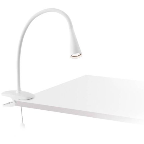Lena collo di cigno Clip Bianco Led 5W 4000K Marca Faro