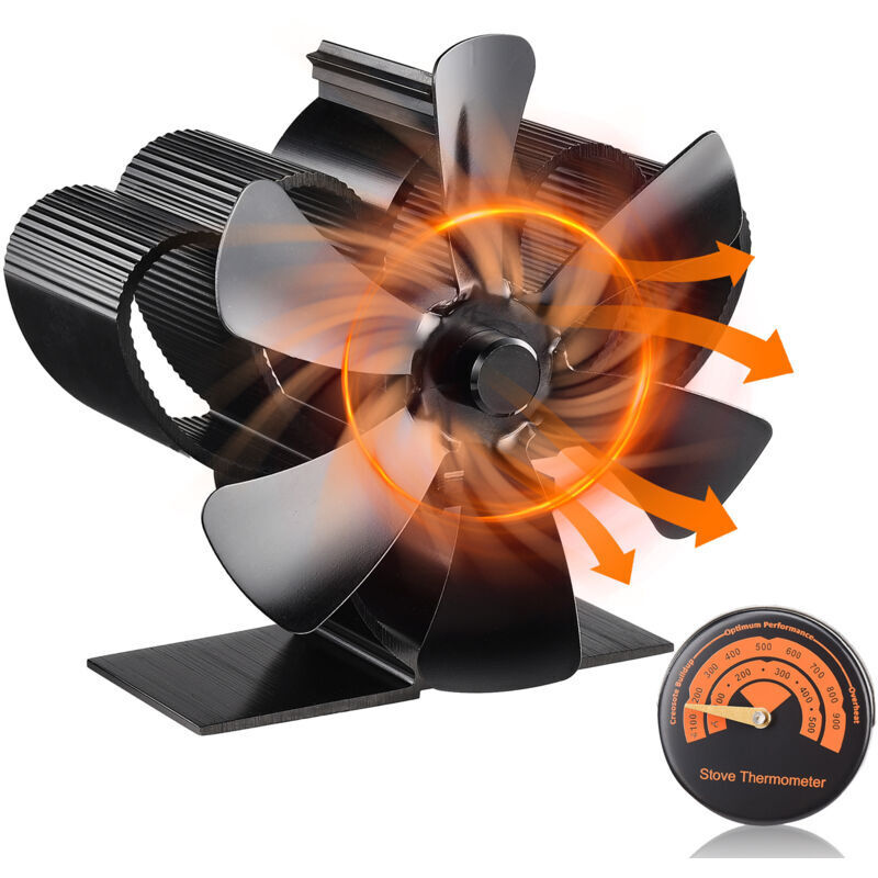 Image of Leña estufa ventilador, 6 aspas silences&hellip;