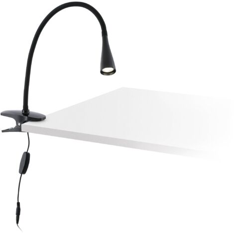 LENA Lámpara pinza negra 52061