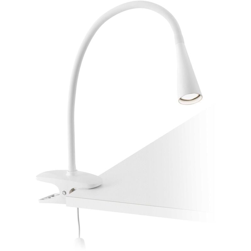 Faro Barcelona - lena LLampe avec pince blanc réf. 52059