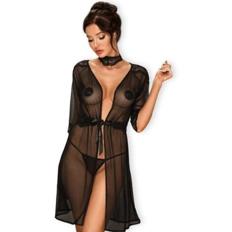 Lencería - Camisón Lucita negro talla S/M