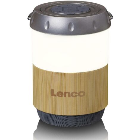 Lenco BTL-030 Lampe Portable Bamboo Bluetooth 3W