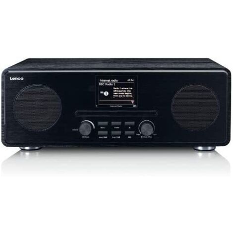 Lenco DIR-260 Internet-Radio Schwarz DIR-260, Internet, Dab+,FM, LCD, 7,11 cm (2,8), Bluetooth, Schwarz