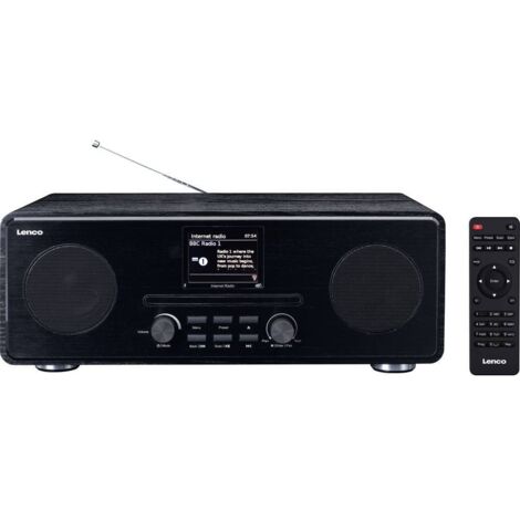 Lenco DIR-260BK Radio Internet portatile Nero