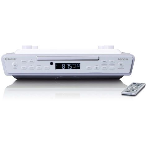 Lenco KCR-150 Küchenradio und CD-Player, Farbe White