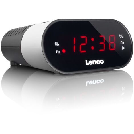 Lenco - lenco clock radio cr-07 white - a002297 - 8711902034049