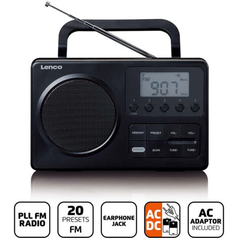 Lenco MPR-035BK schwarz