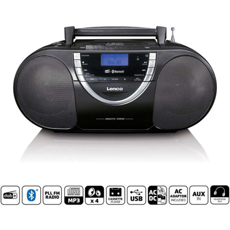 Lenco scd 6900bk lettore cd portatile nero