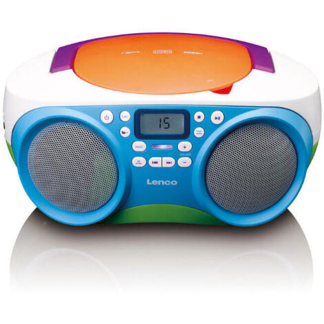 Lenco SCD de 41 – Radio portátil con CD, MP3, USB, Aux-In