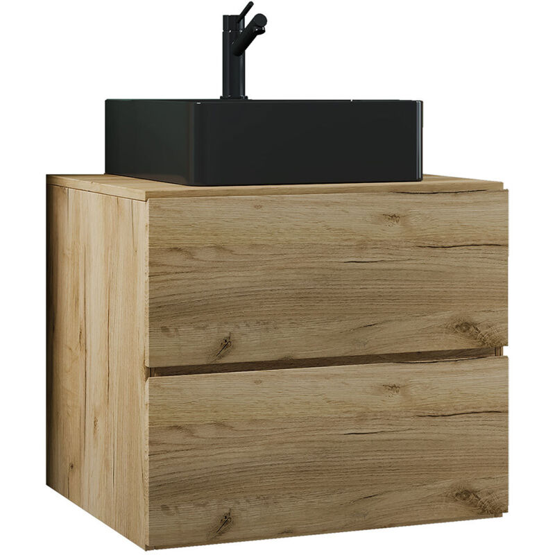 Ebuy24 Lendasbl Badmöbelset 2 Teile Eiche Dekor.