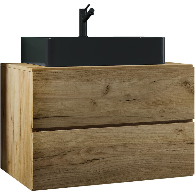 Ebuy24 Lendasbl Badmöbelset 2 Teile Eiche Dekor.
