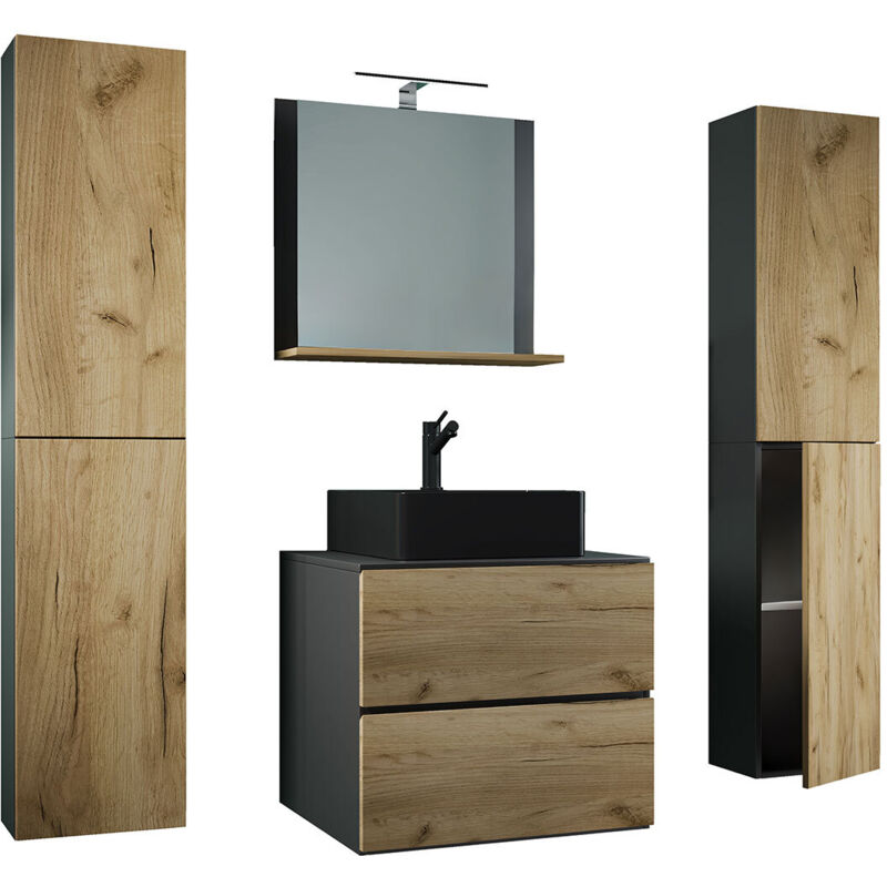 Ebuy24 - 5-tlg. Waschtisch Bad 60 Cmlendas Xl