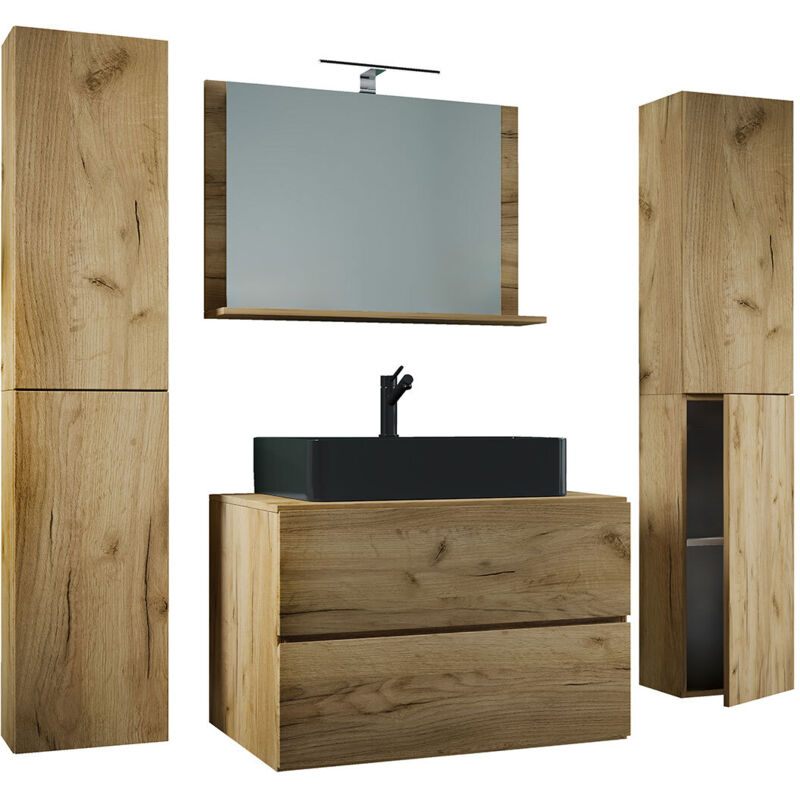 Ebuy24 5-tlg. Waschtisch Bad 80 Cmlendas Xl